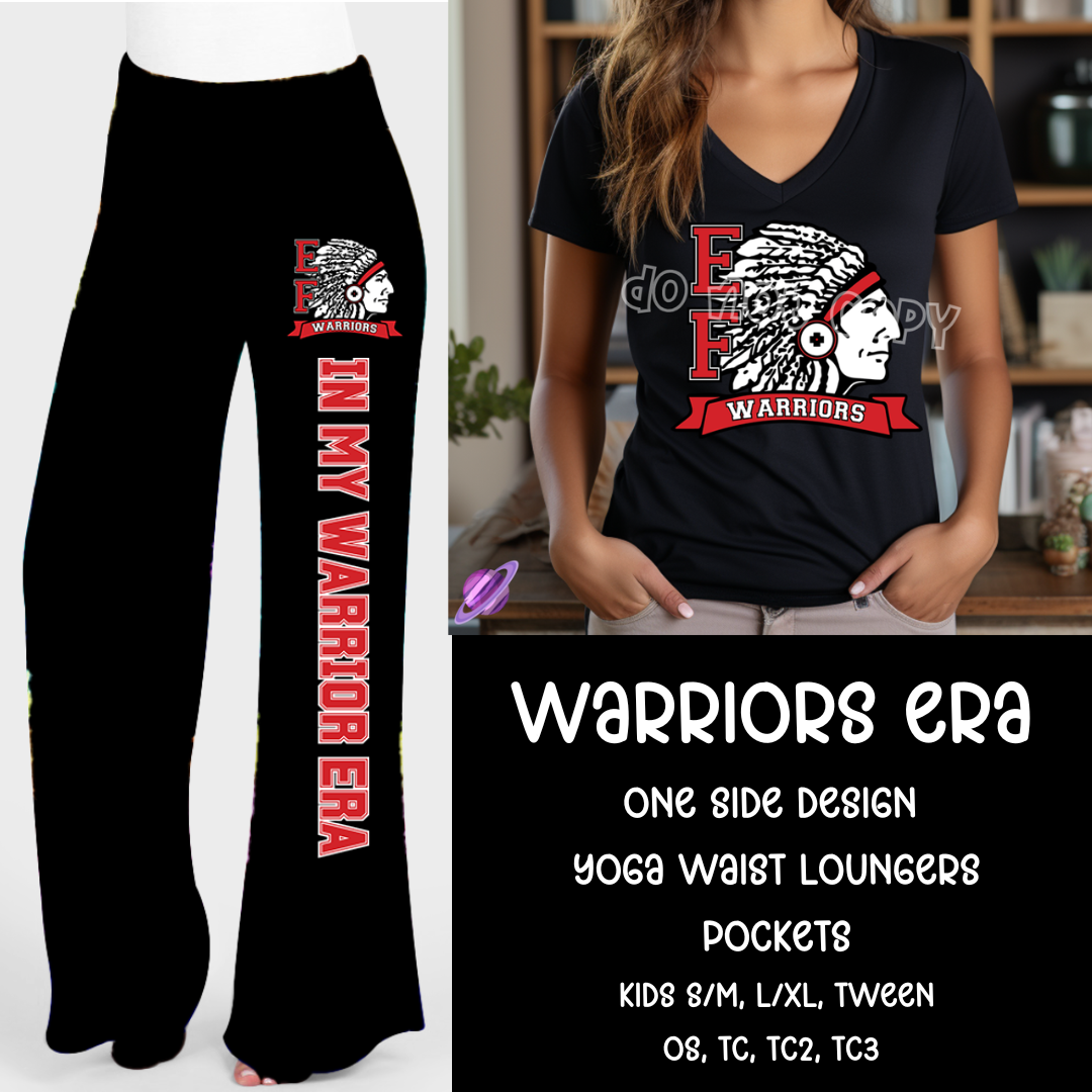 WARRIORS - ONE SIDED DESIGN - LOUNGER PREORDER CLOSING 8/16