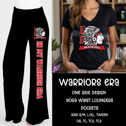 WARRIORS - ONE SIDED DESIGN - LOUNGER PREORDER CLOSING 8/16