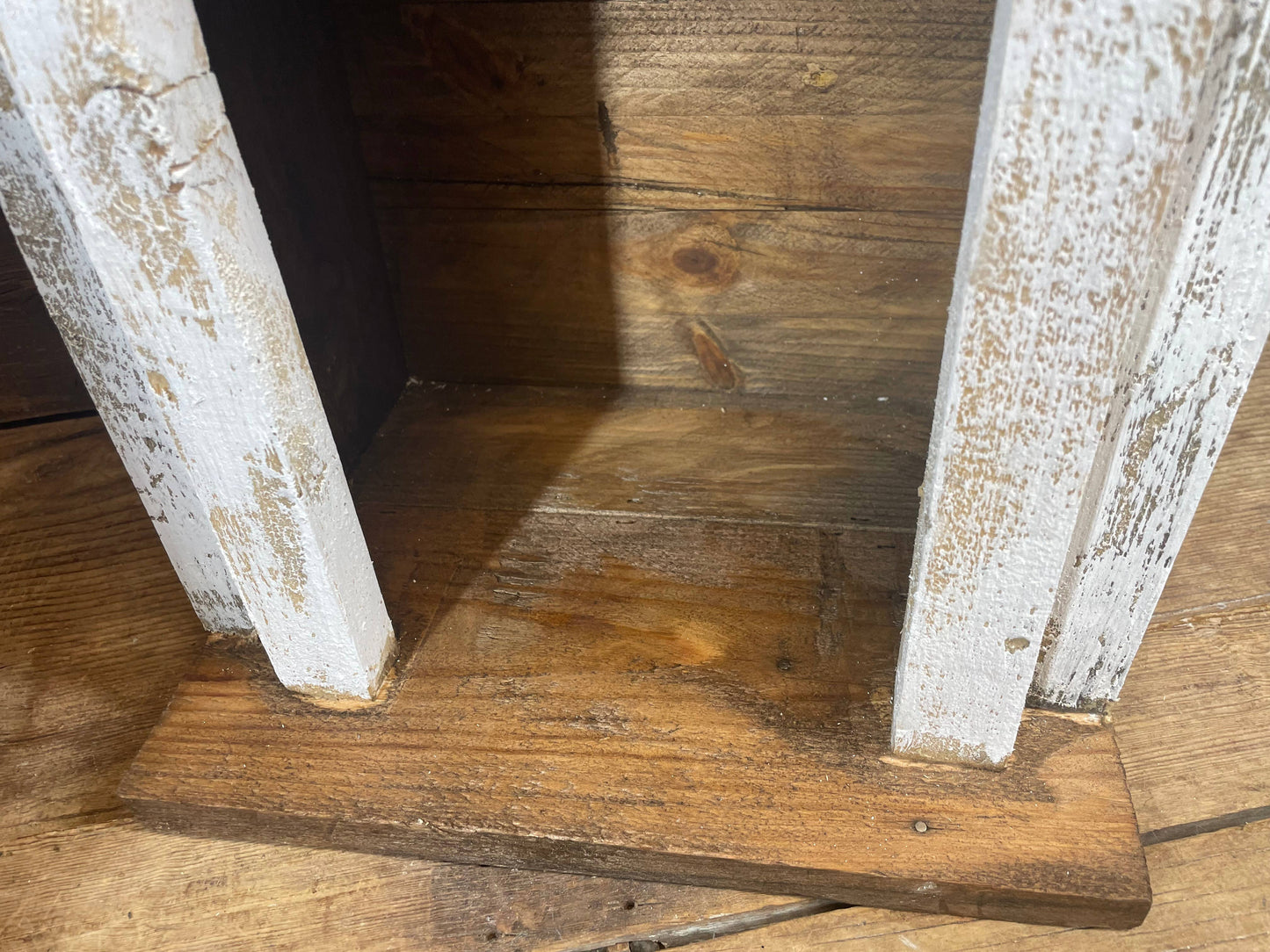 Handmade Carthage Wood Chapel: White