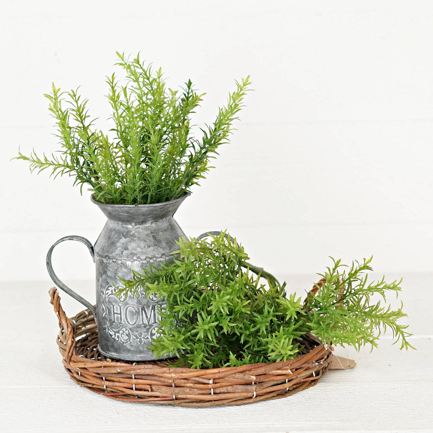 Tin Milk Bucket with double handle