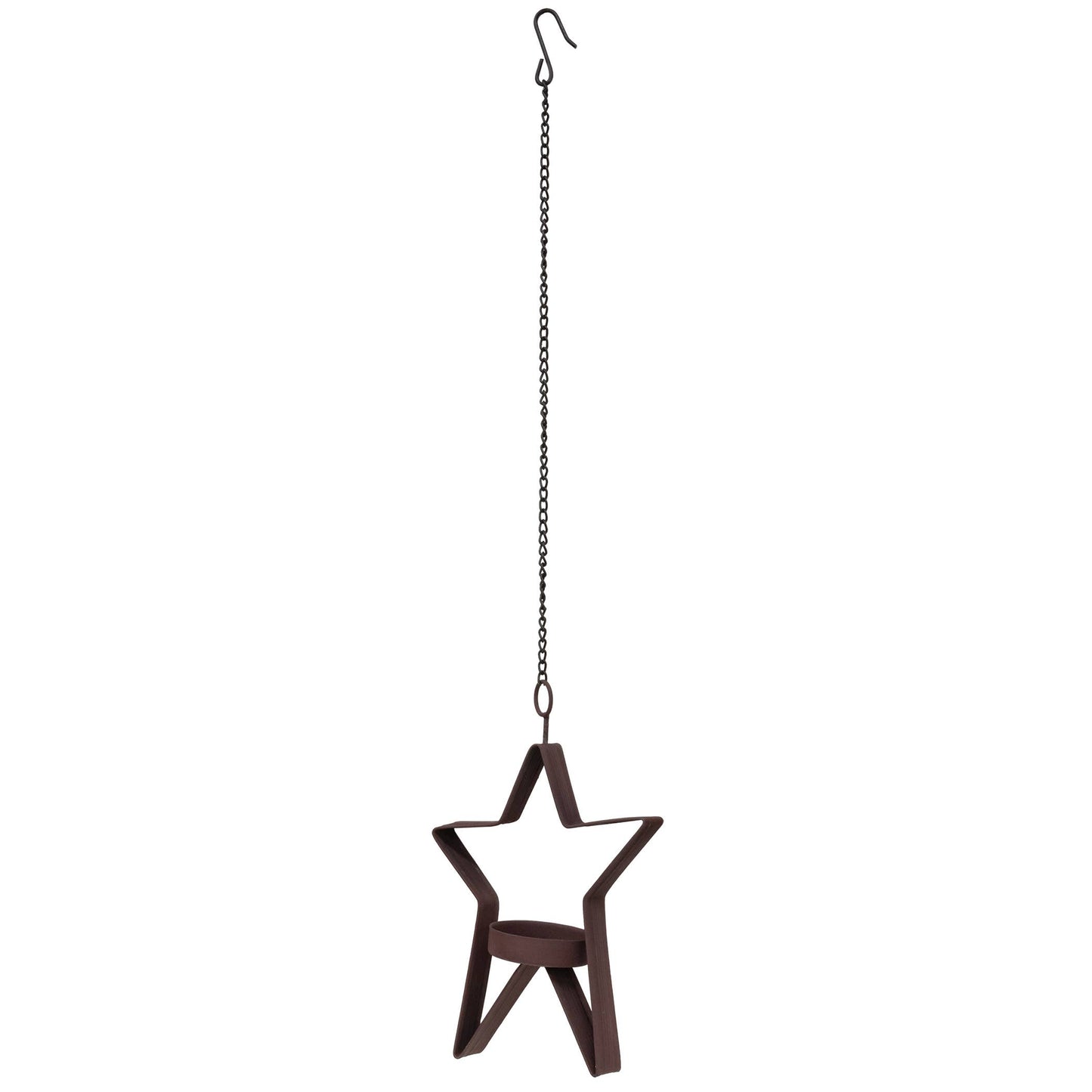 Hanging Whimsical Star Timer Tealight Holder, 3 Assorted