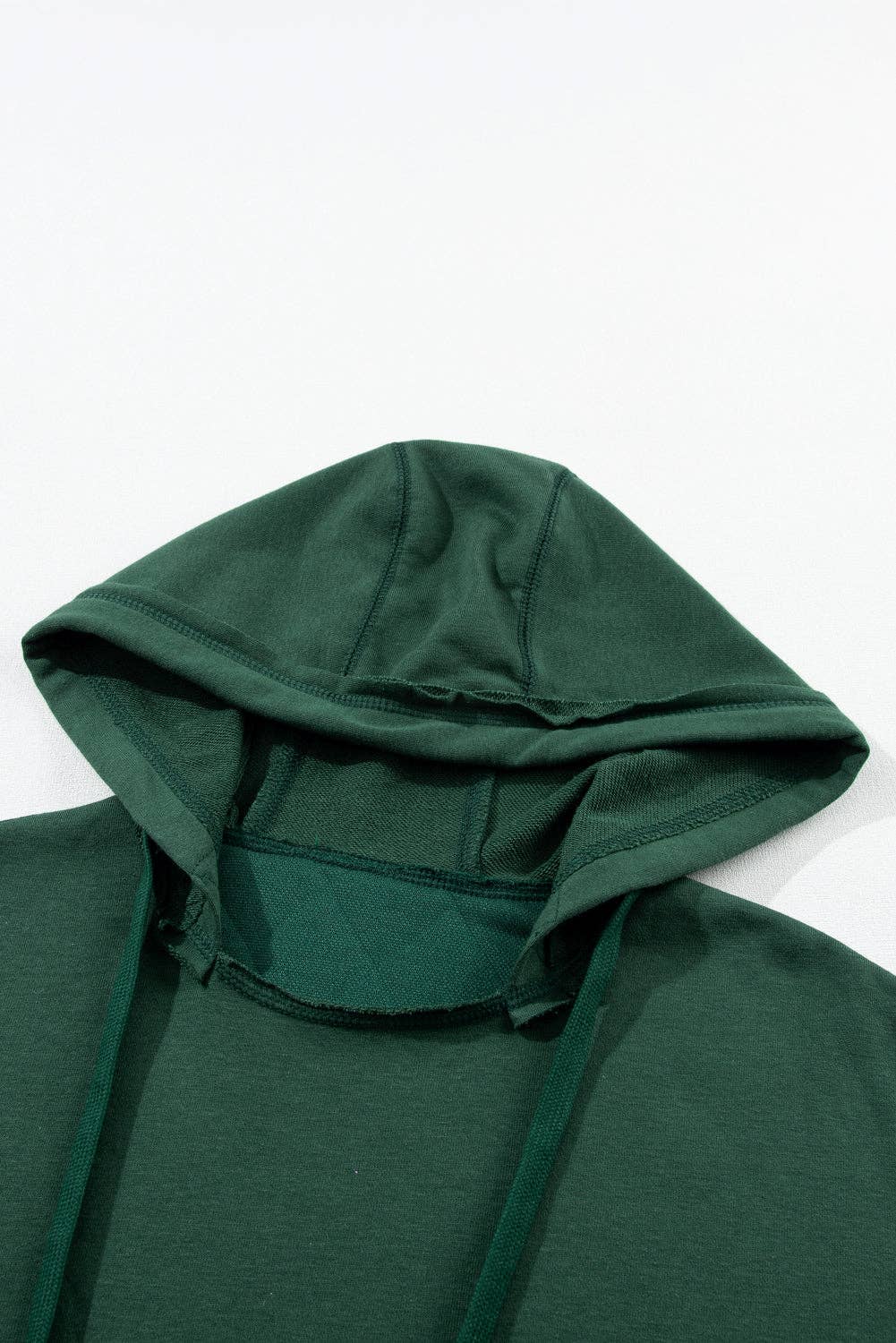 Chestnut Quilted Patchwork Exposed Seam Hoodie: Parchment / M