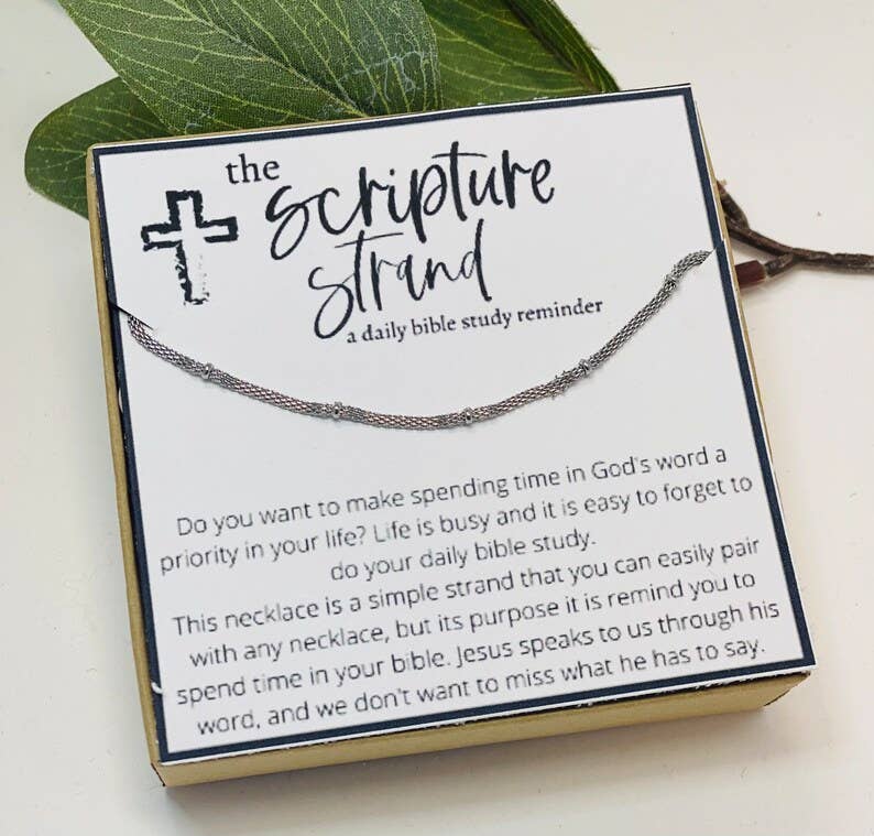 Christian Jewelry Gift: Gold / Necklace & Card Only