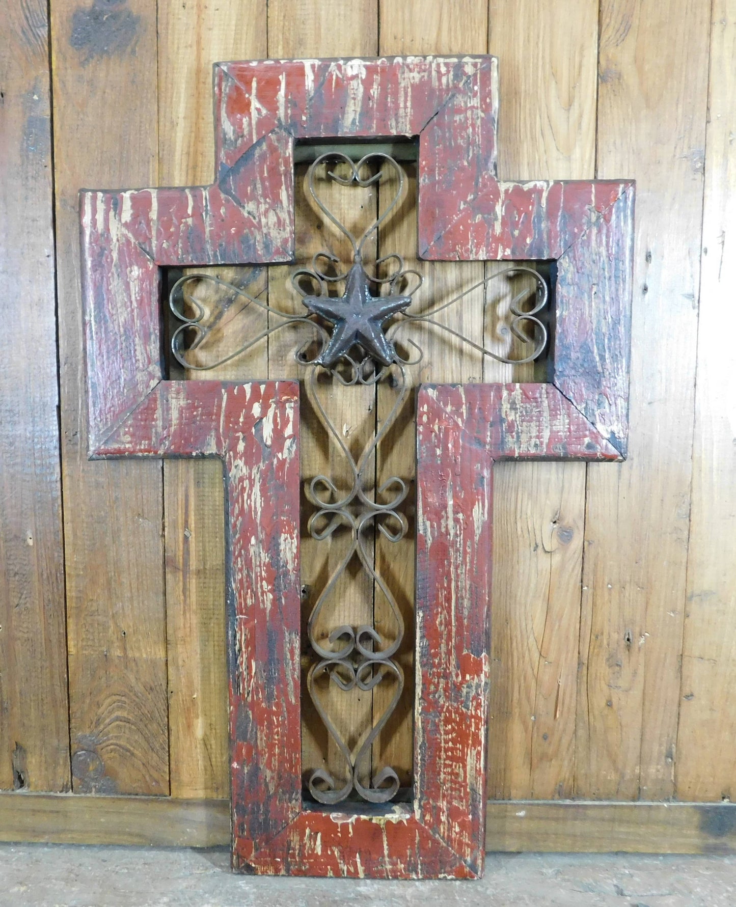 San Angelo Handmade Wall Scroll Cross
