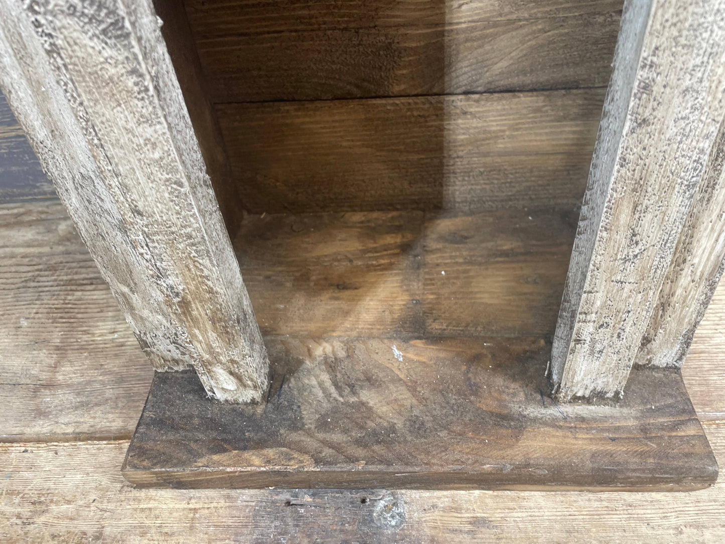 Handmade Carthage Wood Chapel: White