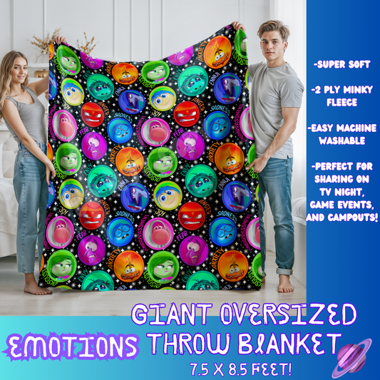EMOTIONS- GIANT SHAREABLE THROW BLANKETS ROUND 7 -PREORDER CLOSING 8/18