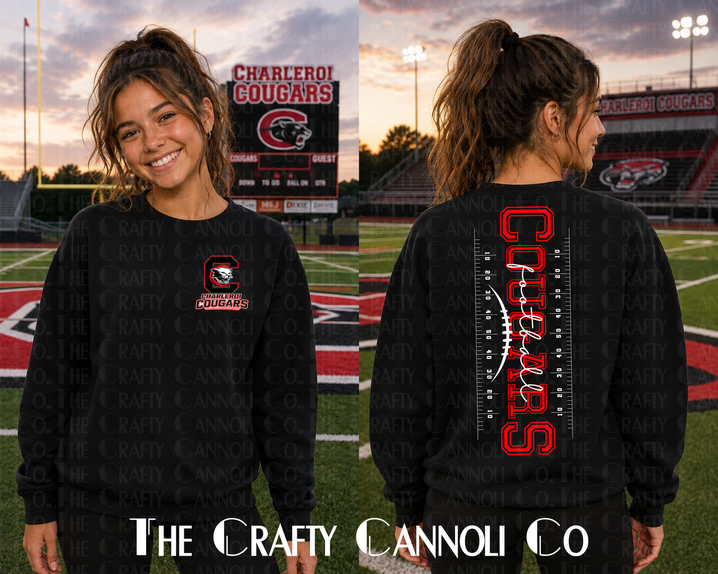 Football Front and Back