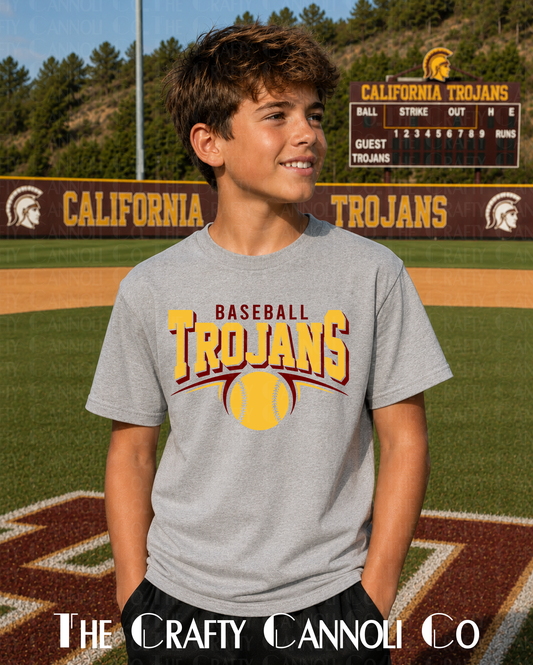 Double Mascot Baseball