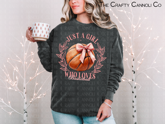 Girl who loves basketball