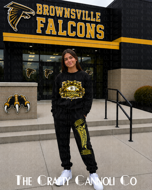 Brownsville Falcons Sweat Set