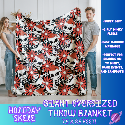 HOLIDAY SKELE- GIANT SHAREABLE THROW BLANKETS ROUND 7 -PREORDER CLOSING 8/18