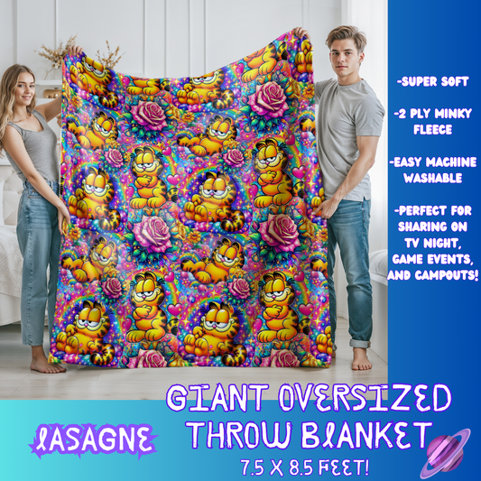 LASAGNE- GIANT SHAREABLE THROW BLANKETS ROUND 7 -PREORDER CLOSING 8/18