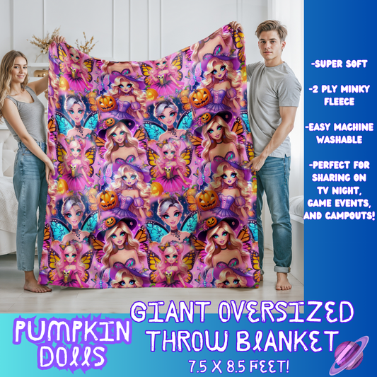PUMPKIN DOLLS- GIANT SHAREABLE THROW BLANKETS ROUND 7 -PREORDER CLOSING 8/18