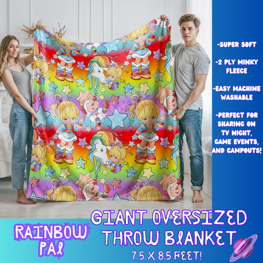RAINBOW PAL- GIANT SHAREABLE THROW BLANKETS ROUND 7 -PREORDER CLOSING 8/18