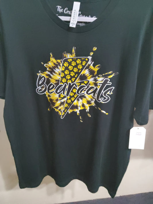 Bentworth Bearcats Lighting Bolt Splatter