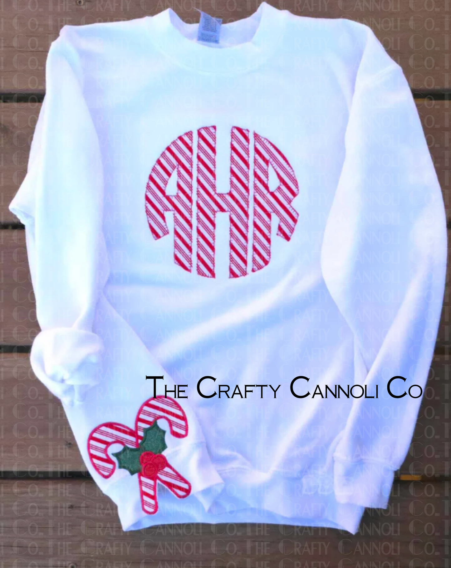 Candy Cane Title Side Bows