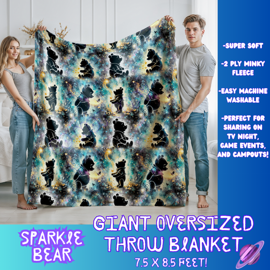 SPARKLE BEAR- GIANT SHAREABLE THROW BLANKETS ROUND 7 -PREORDER CLOSING 8/18