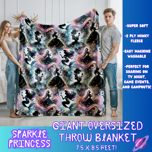 SPARKLE PRINCESS- GIANT SHAREABLE THROW BLANKETS ROUND 7 -PREORDER CLOSING 8/18
