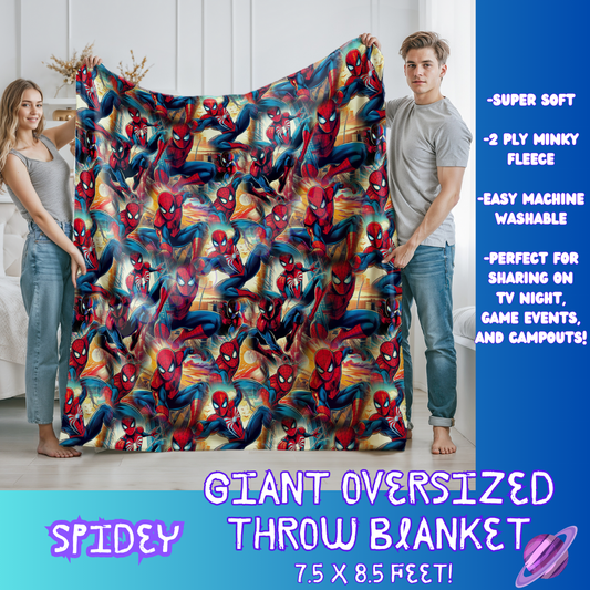 SPIDEY- GIANT SHAREABLE THROW BLANKETS ROUND 7 -PREORDER CLOSING 8/18
