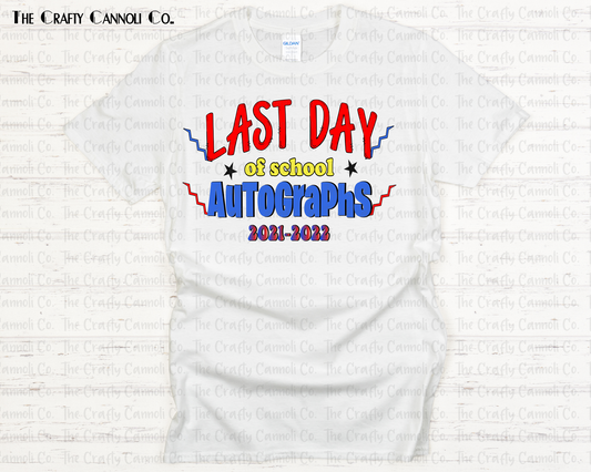 Last Day Autographs