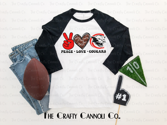 Peace Love Cougars Football