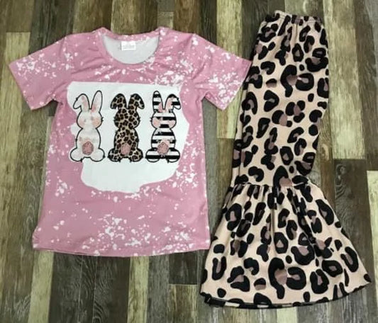 Three Bunny Leopard Set