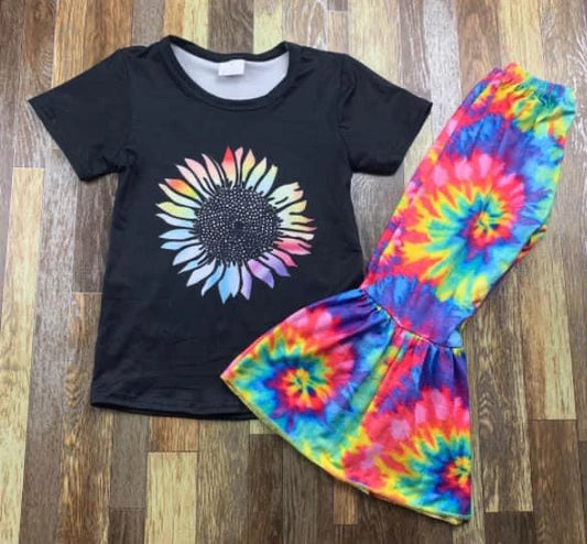 Tie Dye Sunflower